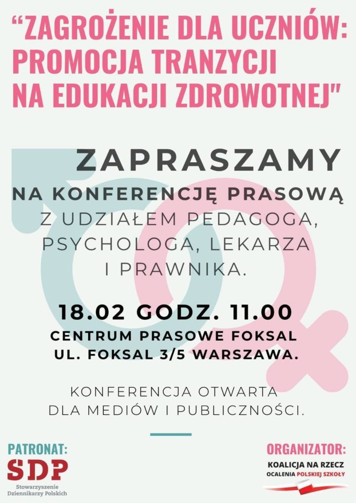NIE dla promocji TRANZYCJI w Edukacji Zdrowotnej – konferencja prasowa